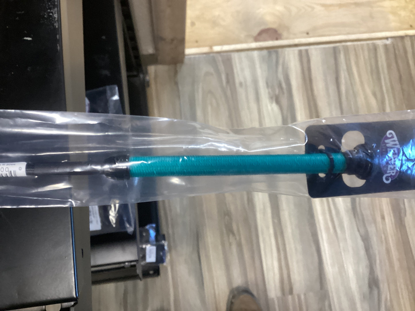 Weaver 36” pig whip teal