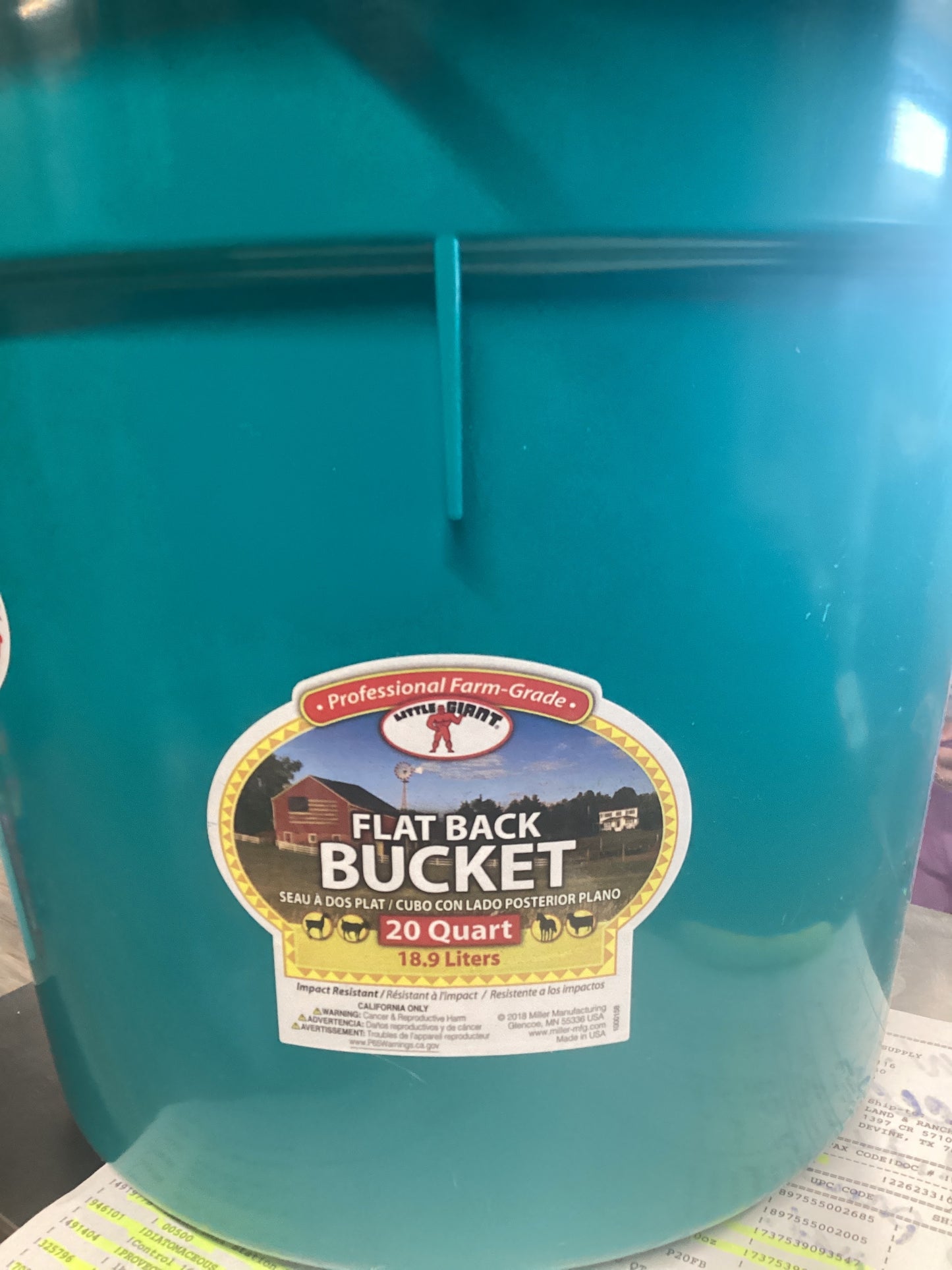 Teal Bucket