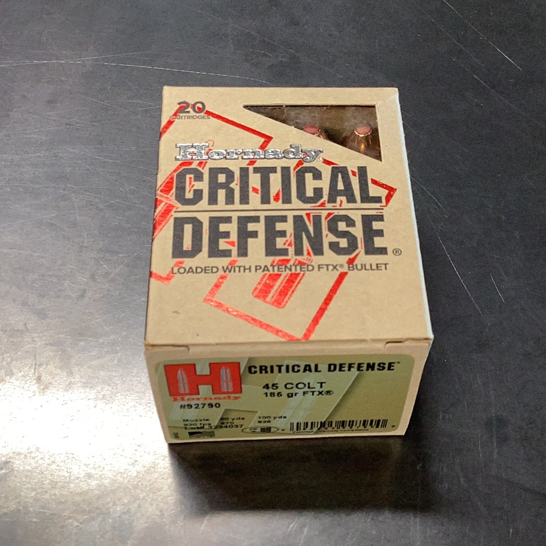 Hornady Critical Defense 45 Colt