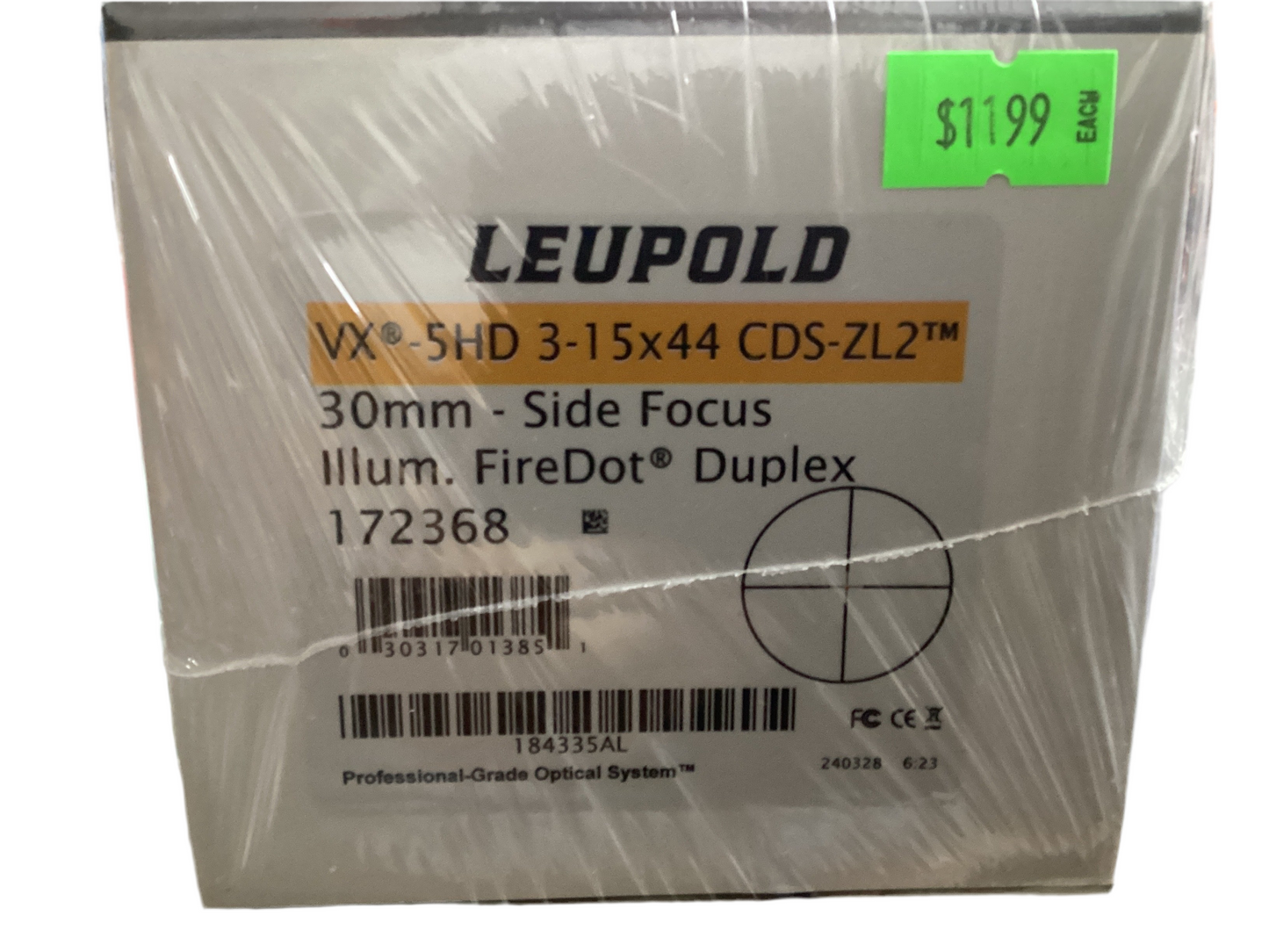 Leupold 30mm Side Focus 3-14x44