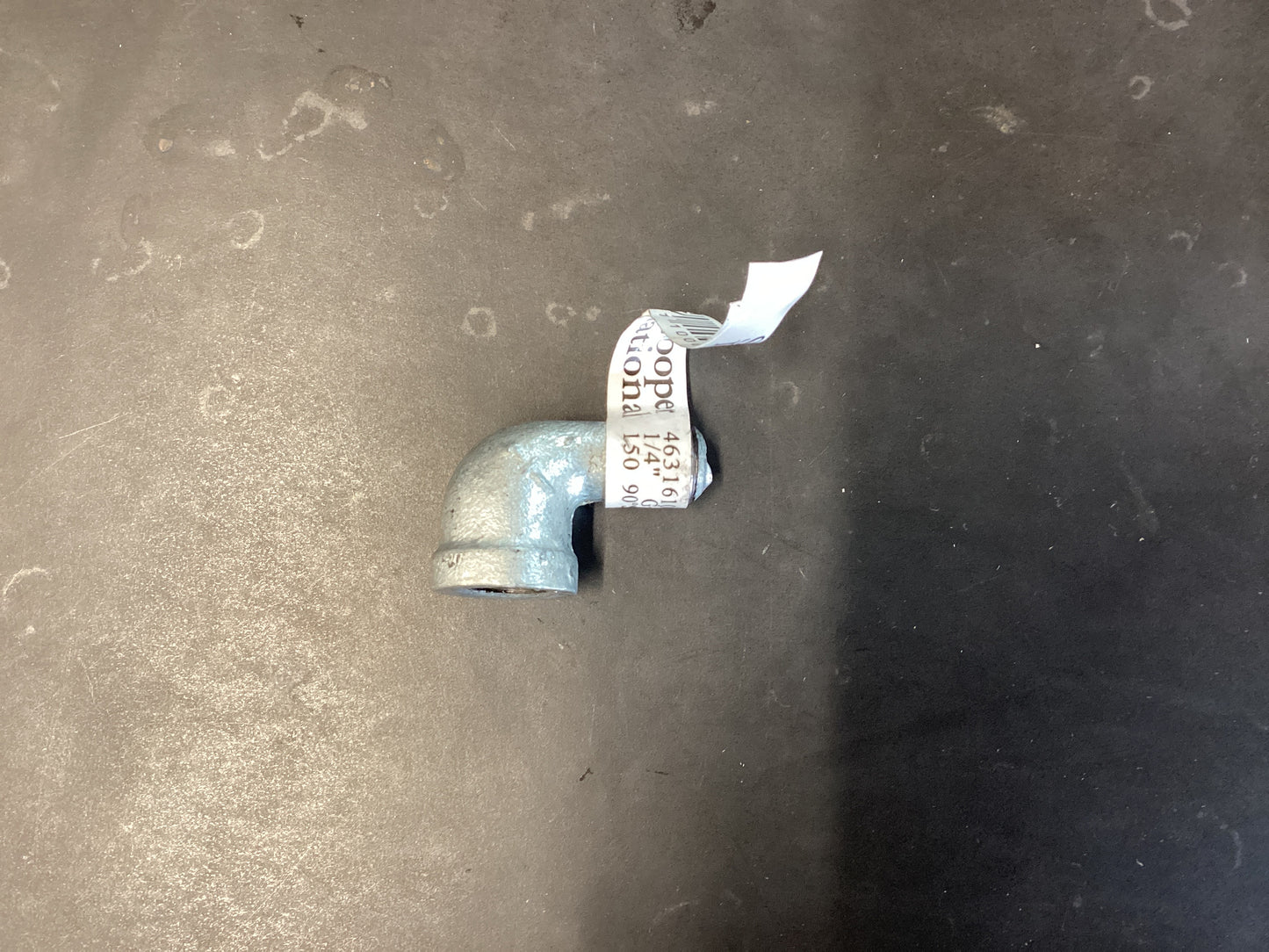 1/4” Galv Str. Elbow