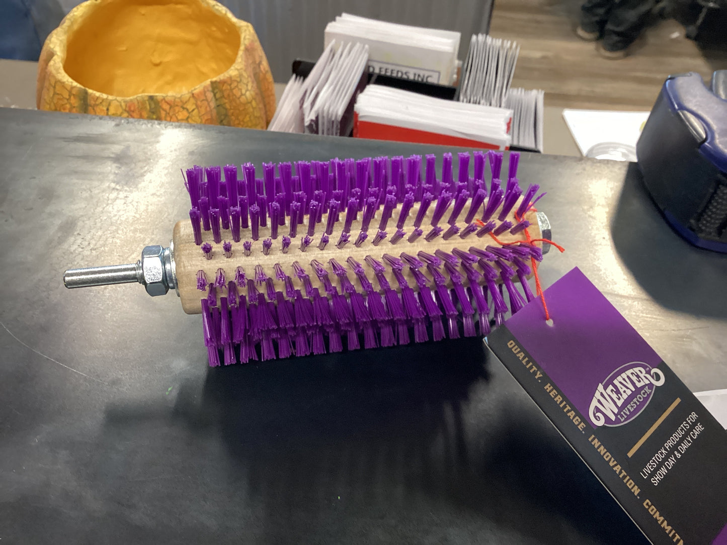 Purple Rotating Brush