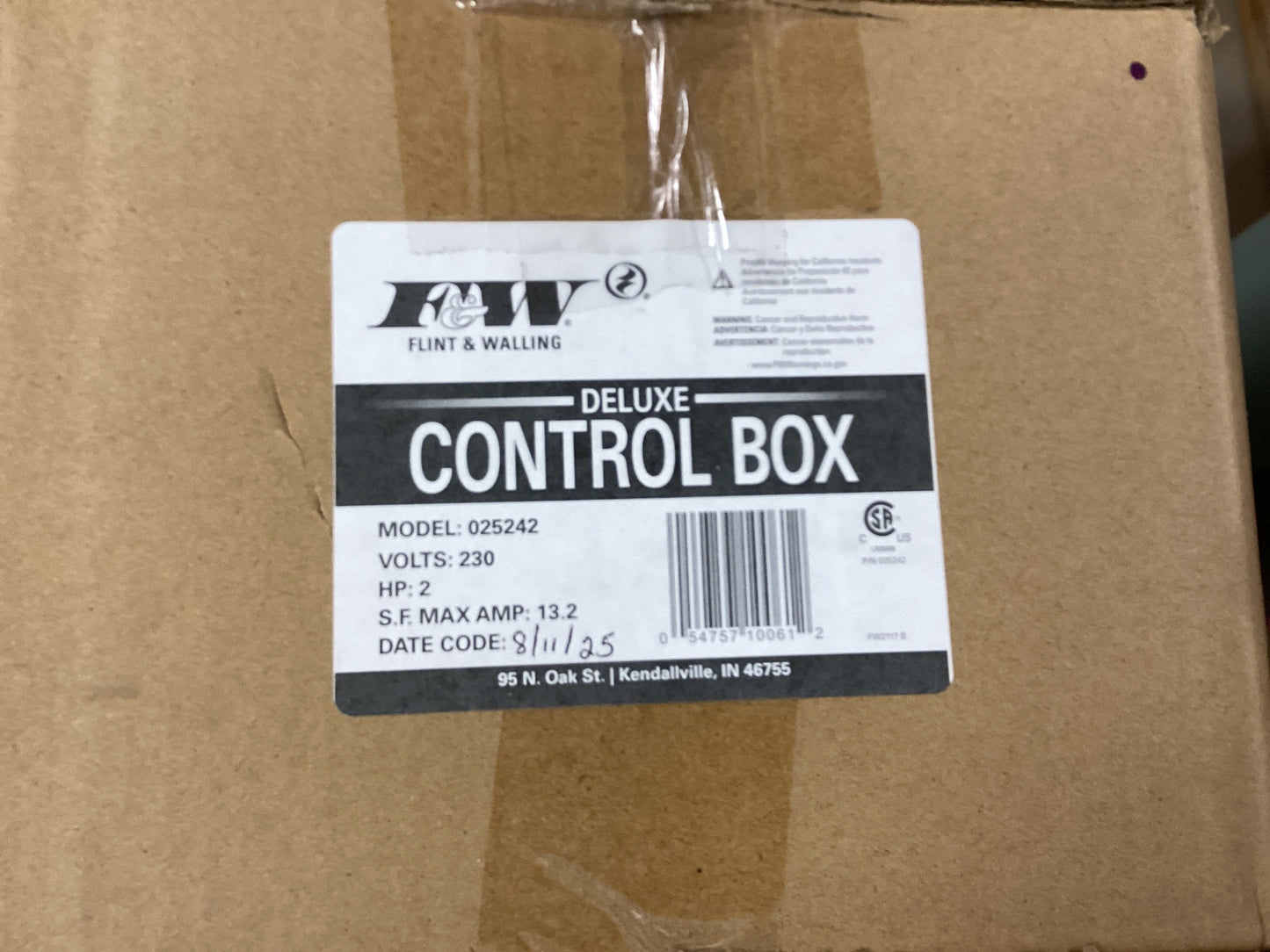 Deluxe Control Box 2HP