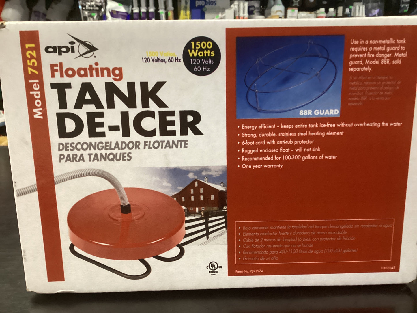 Tank De-Icer