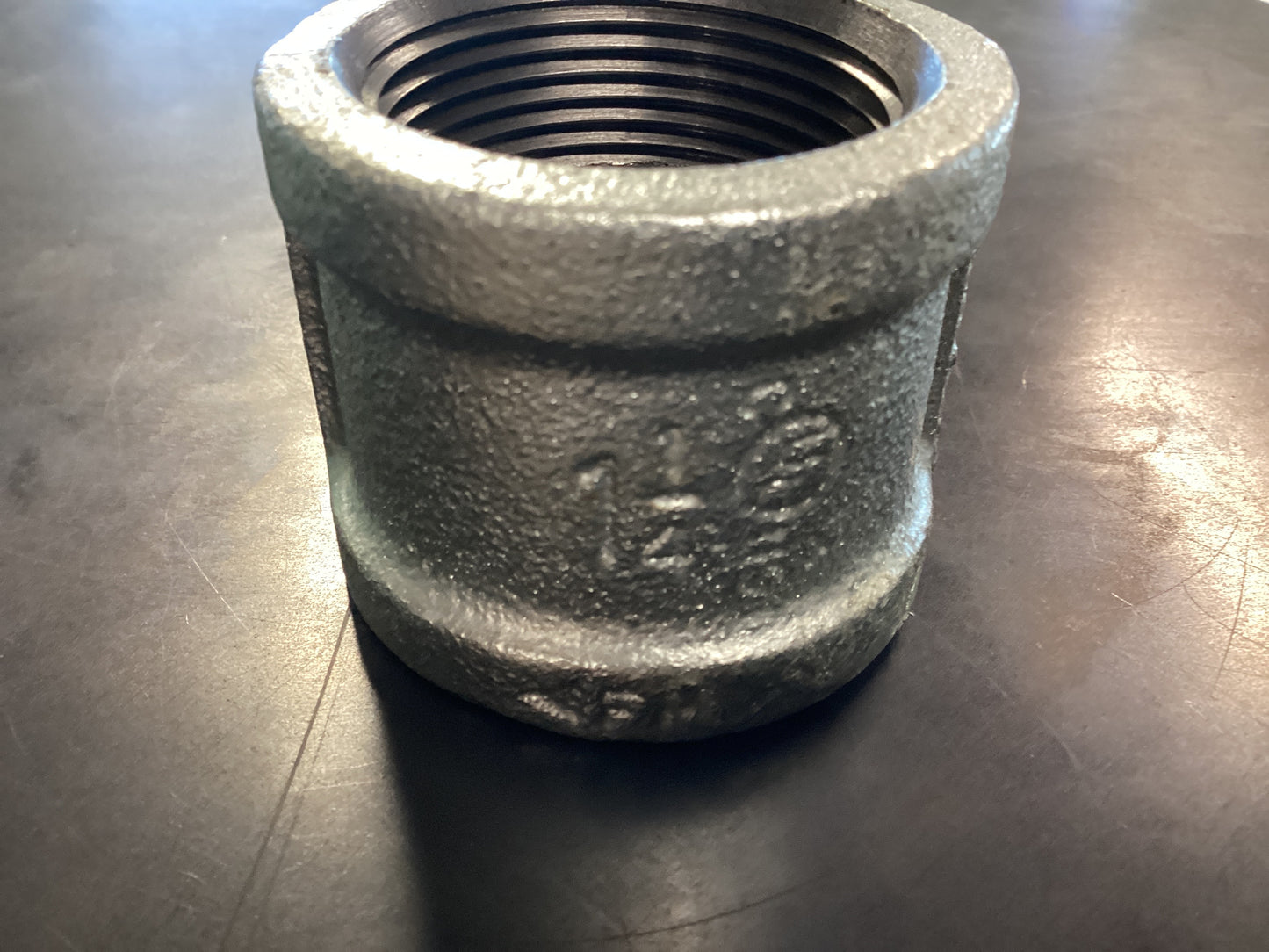 1-1/4” Galvanized Coupler