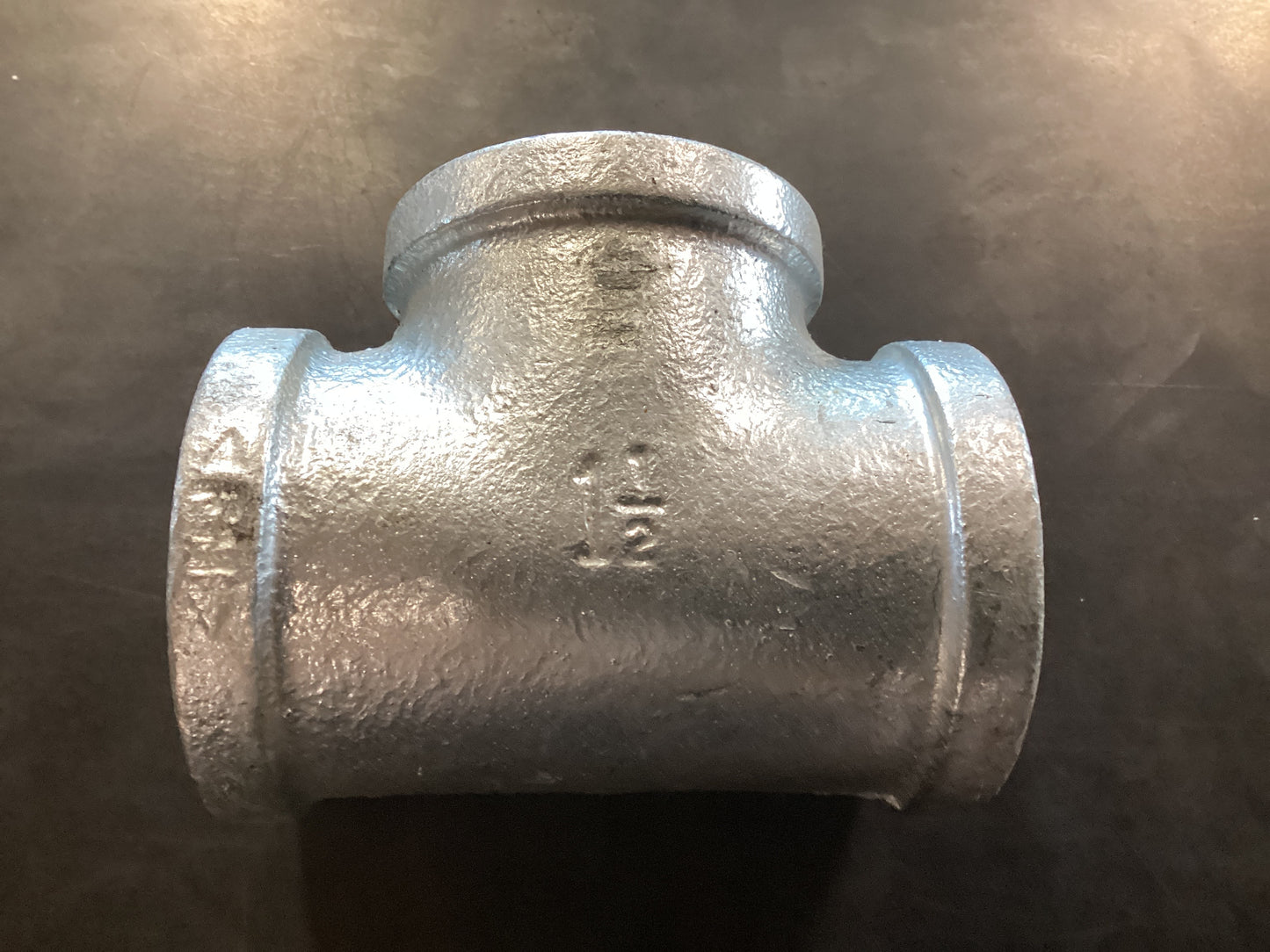 1-1/2” Galvanized Tee PVC