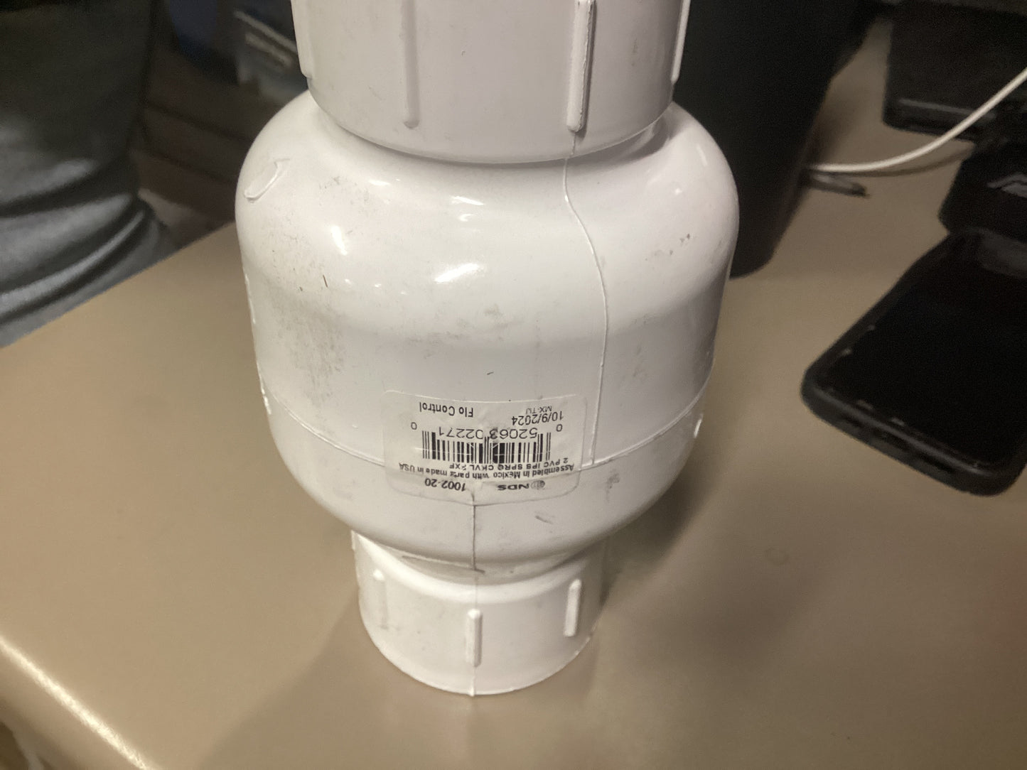 2” PVC check valve