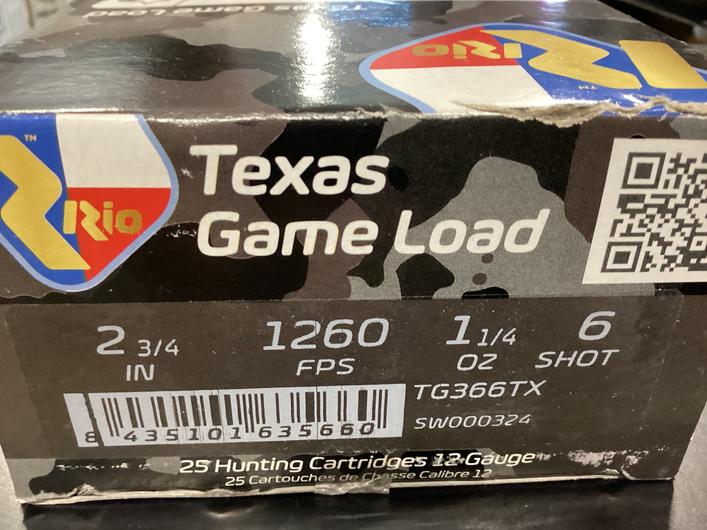 Rio Texas Game 2 3/4 6Shot