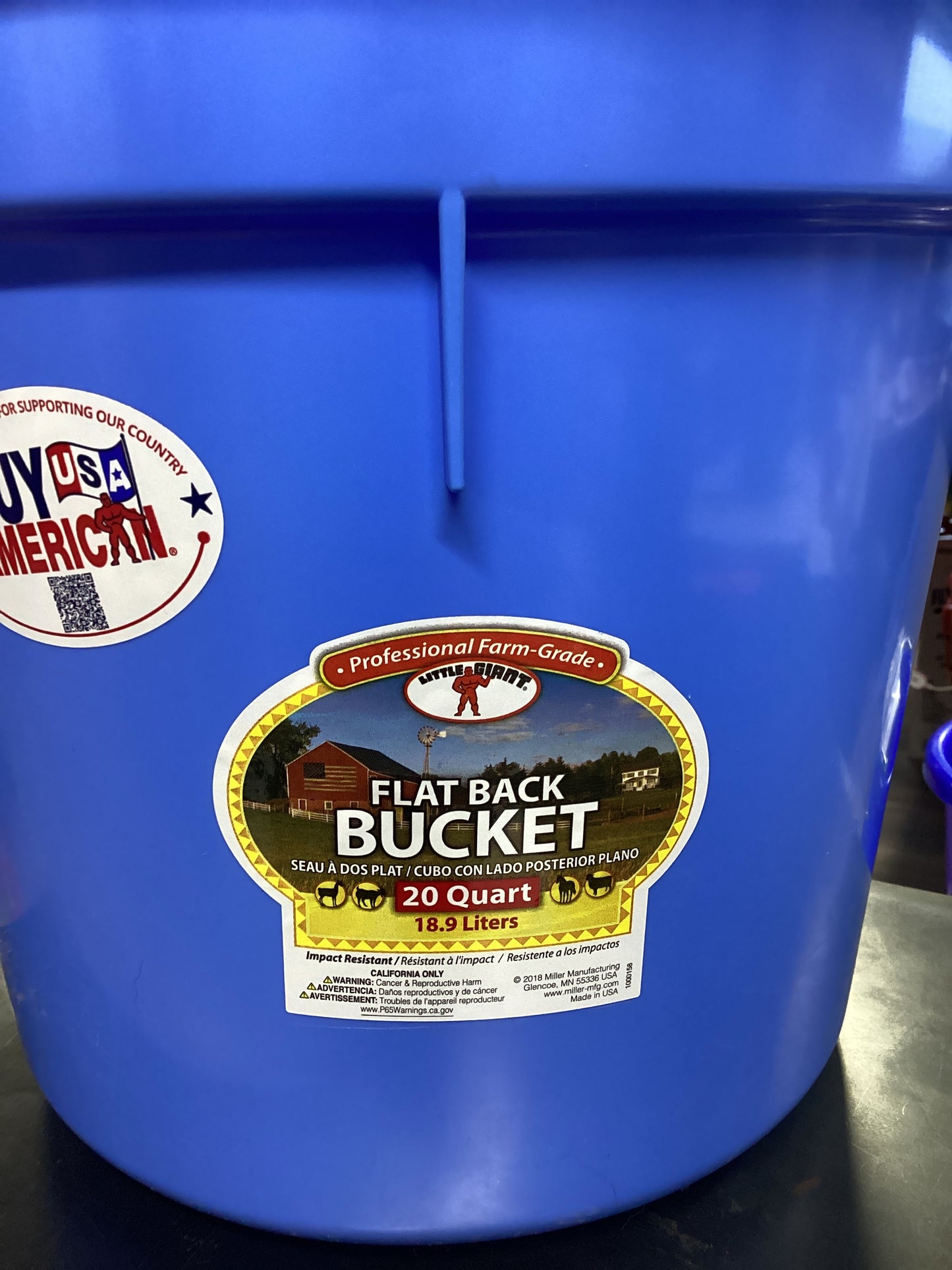 Flat BACK BLUE