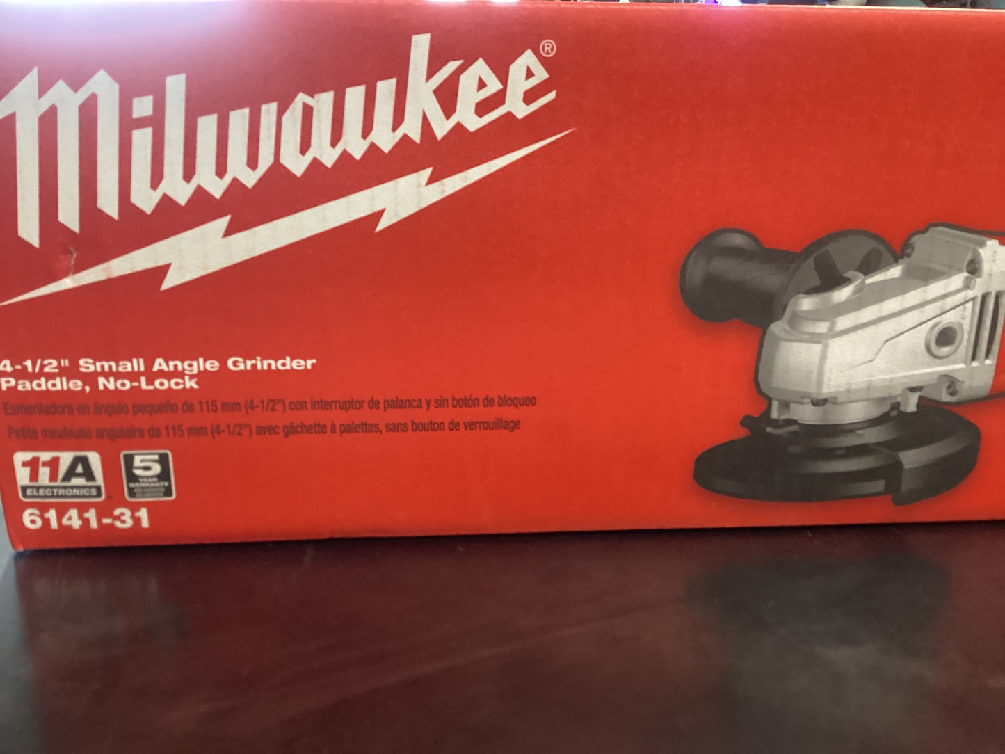 Milwaukee 4 1/2” Small Angle Grinder