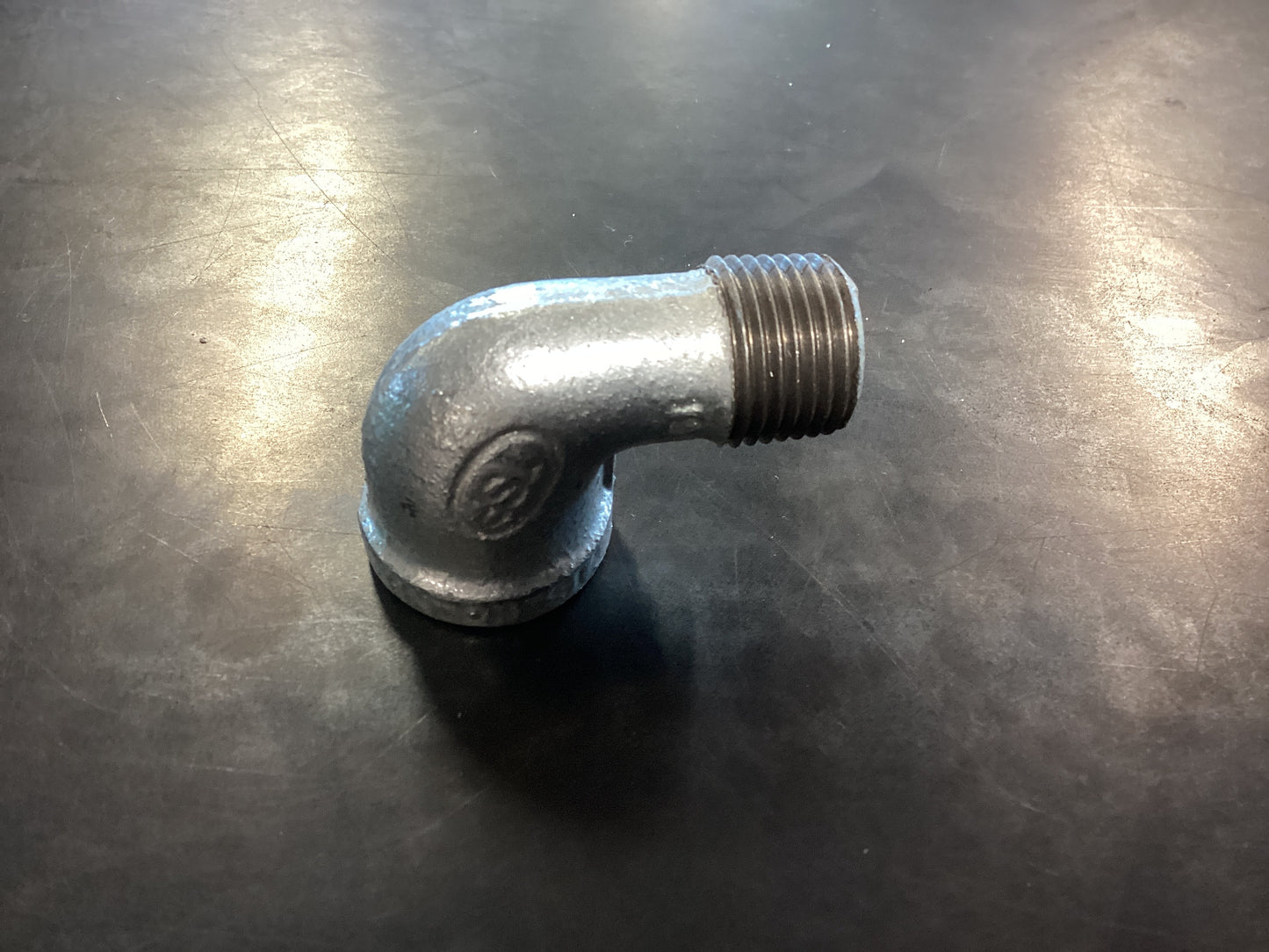 1/2” Galvanized Street El PVC