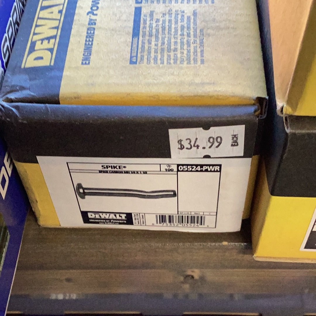 Dewalt spike carbon