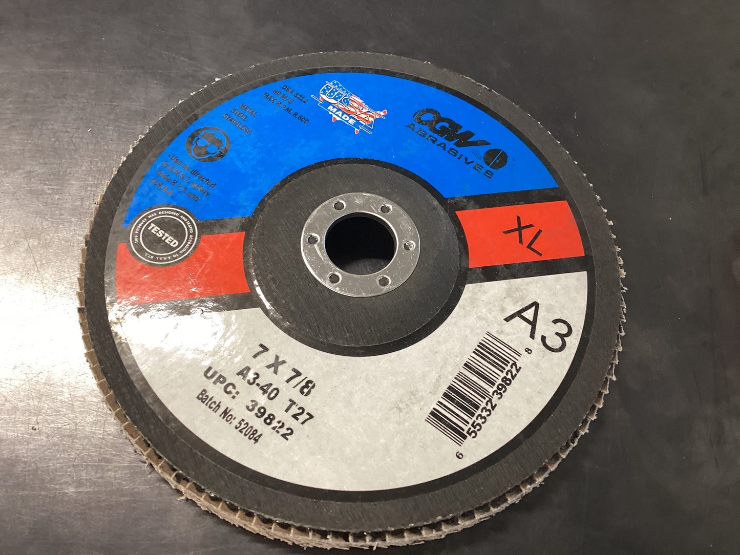 7”x7/8 Metal XL