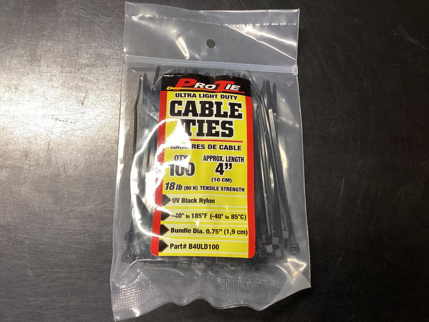4” Cable Ties 100pk