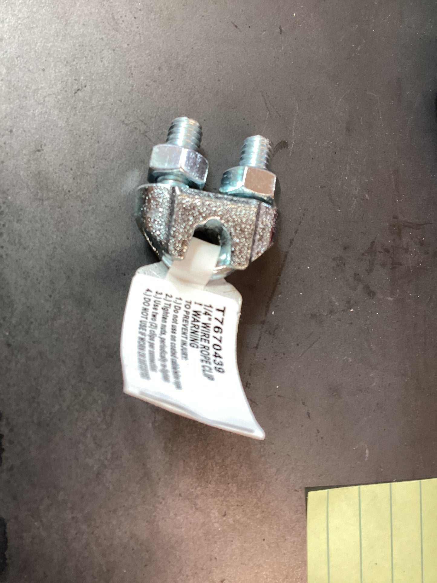 Wire Rope Clip 1/4"