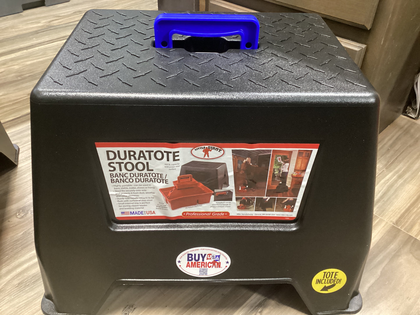 Dura Tote Stool Blue