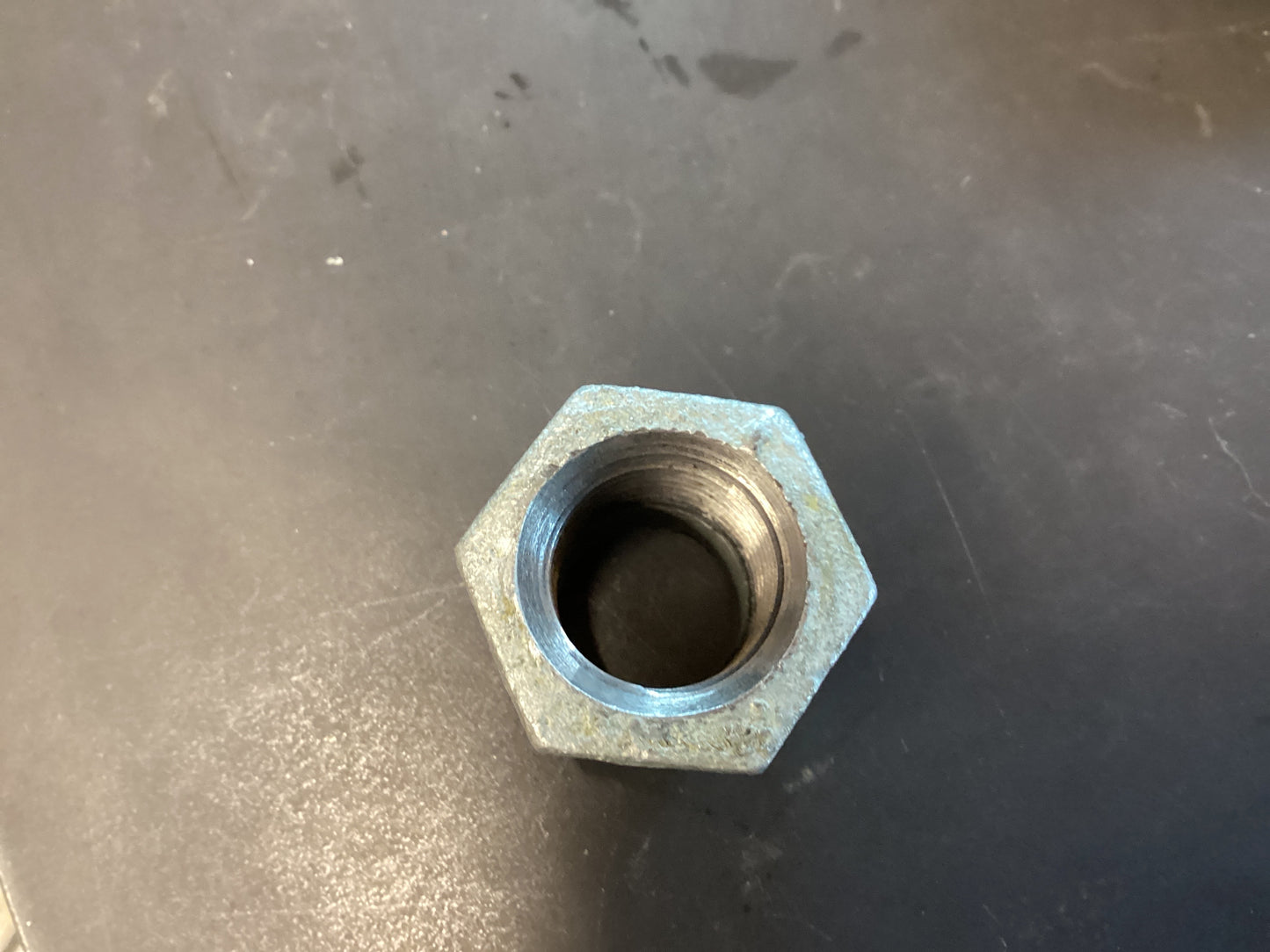 Galv 3/4” x1/2” hex bushing