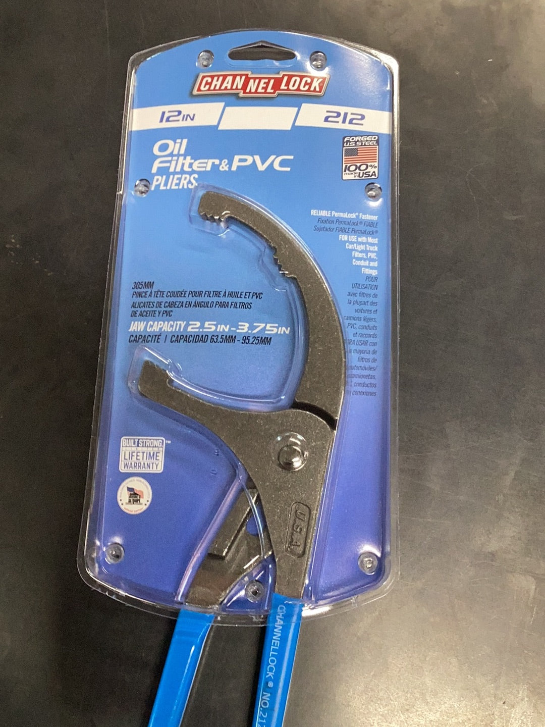 Oil Filter and PVC Pliers 12inch