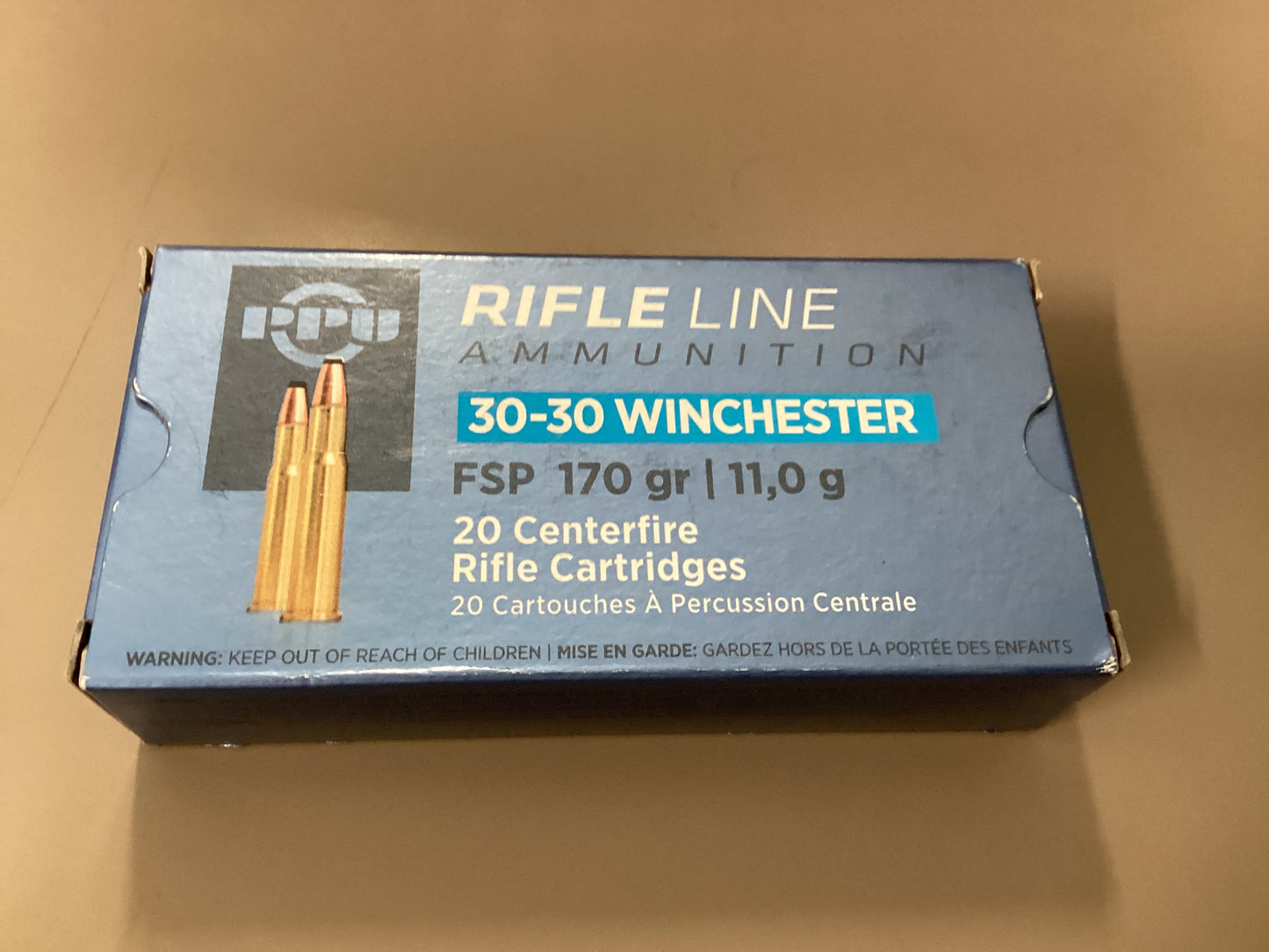PPU 30-30 Win fsp 170gr cartridges