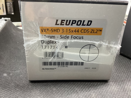 LEUPOLD RIFLE SCOPE 3-15 x 44mm 30mm Matte