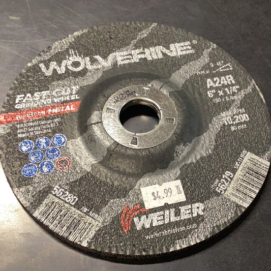 Wolverine 6"x 1/4