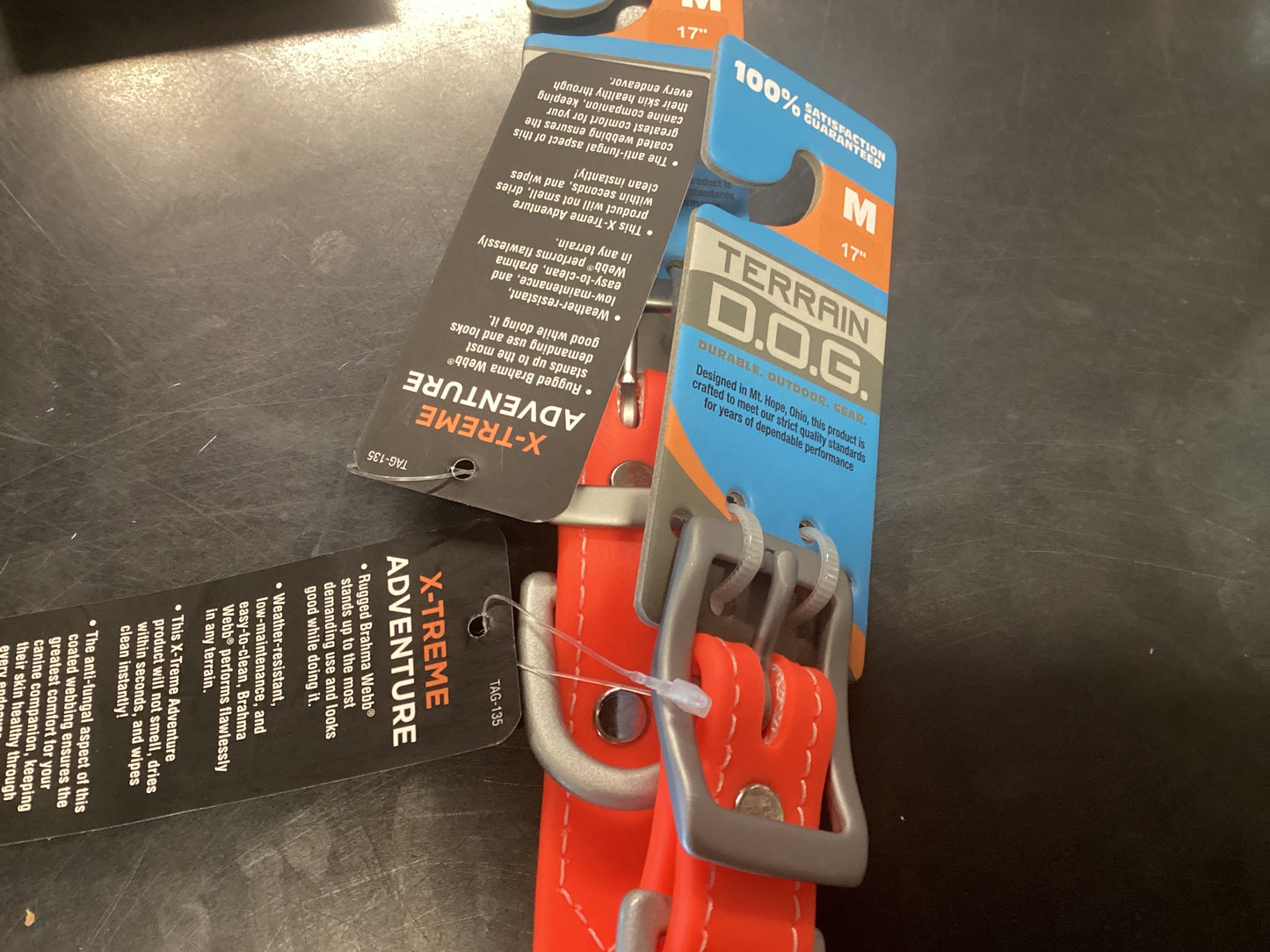 Terrain Dog Collar Orange M