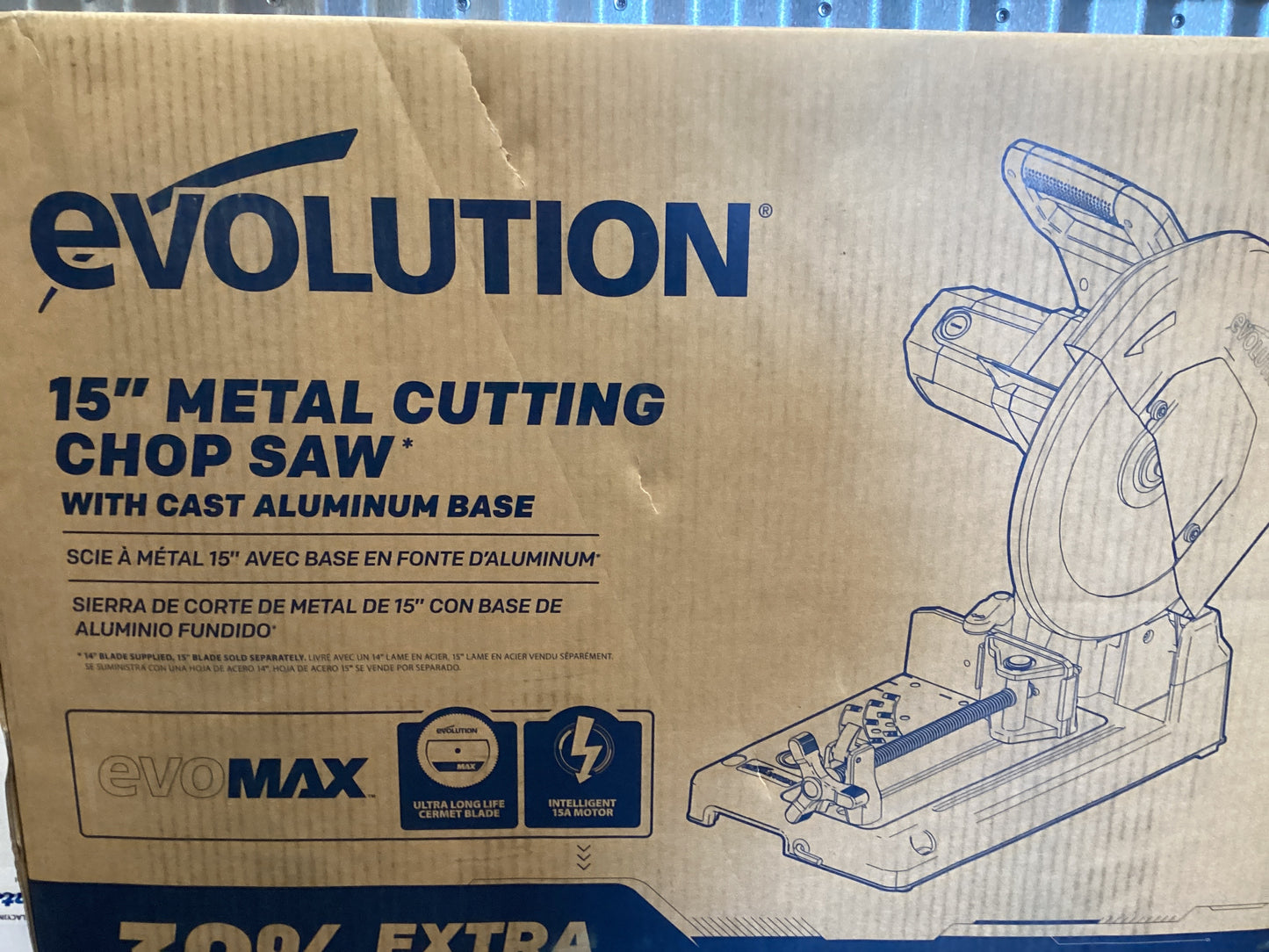 15” TCT Steel Chop Saw