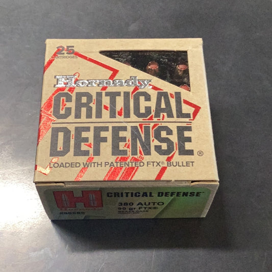 Hornady CriticalDefense 380 auto 90gr
