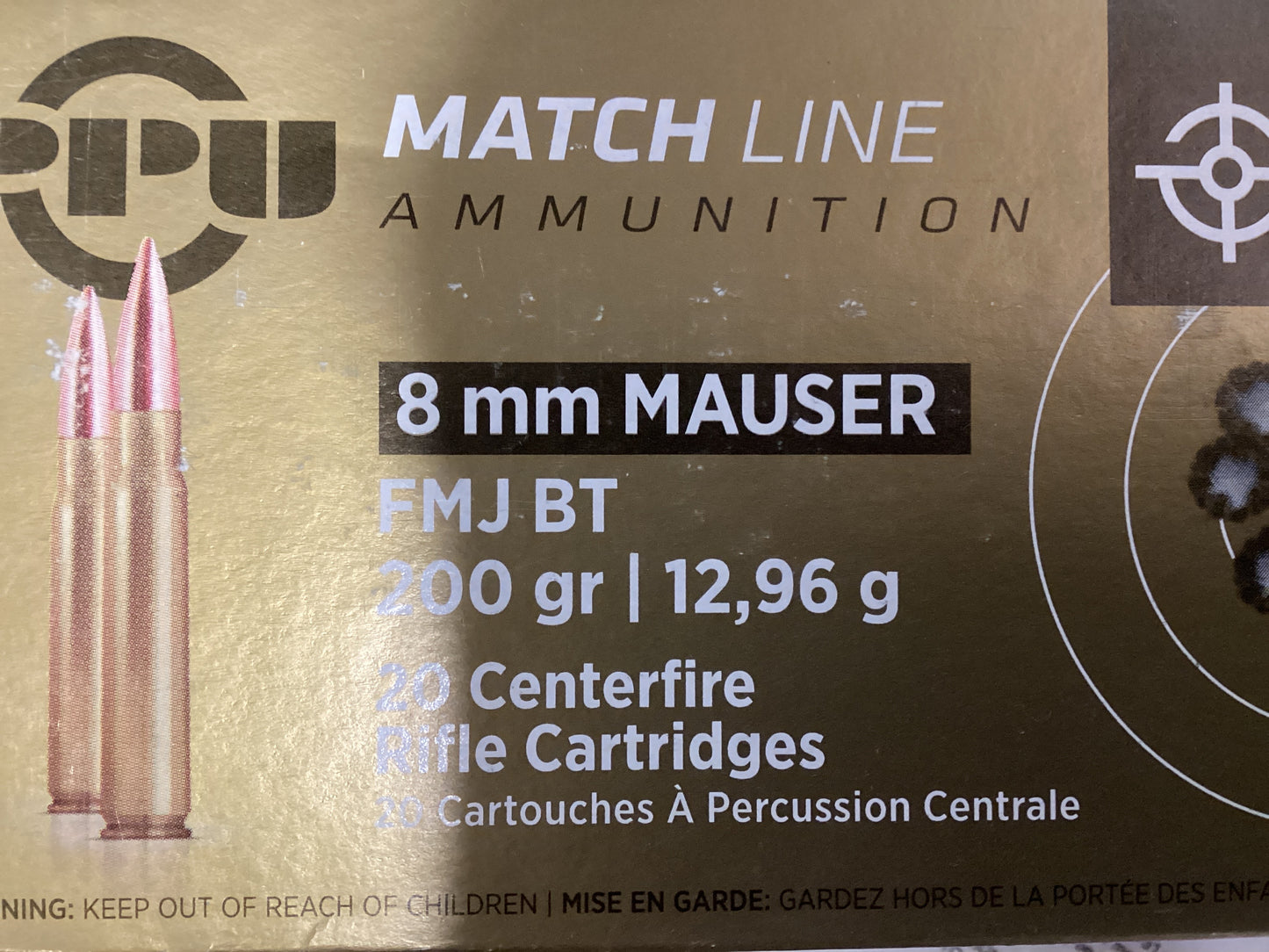 PPU Match 8MM 200gr