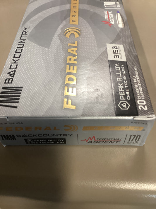 Federal 7mm 170gr