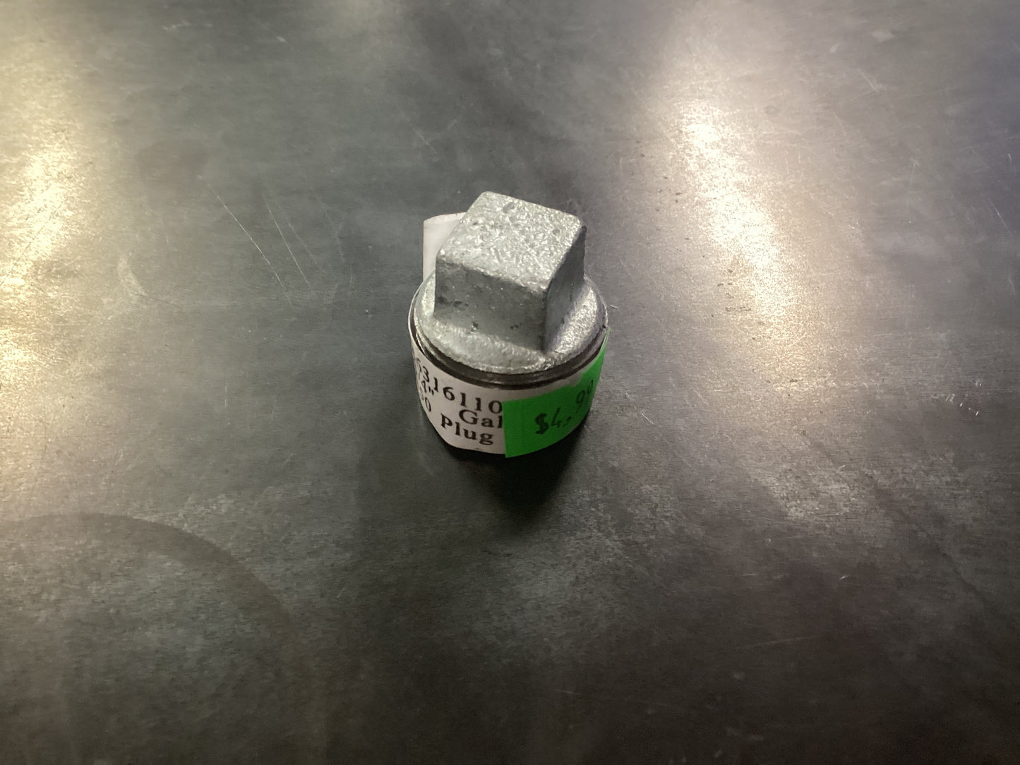 3/4” Galvanized Plug