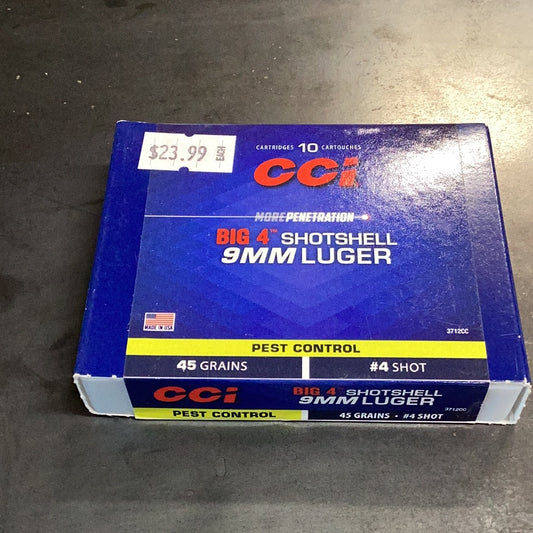 CCi big4 9mm 45 grain