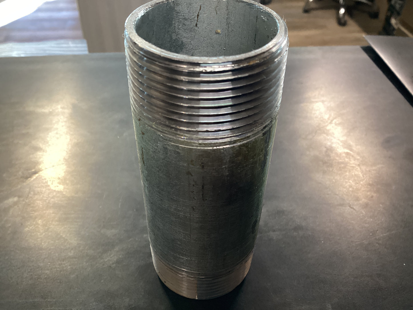 1-1/4”x4 Galvanized Nipple PVC