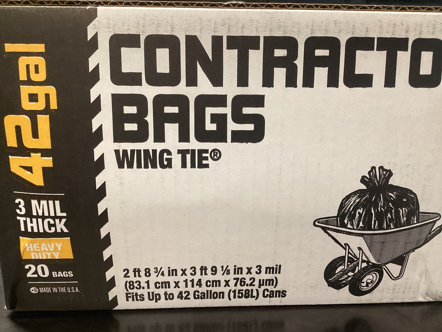 Contractor Bag 20pk 42gal