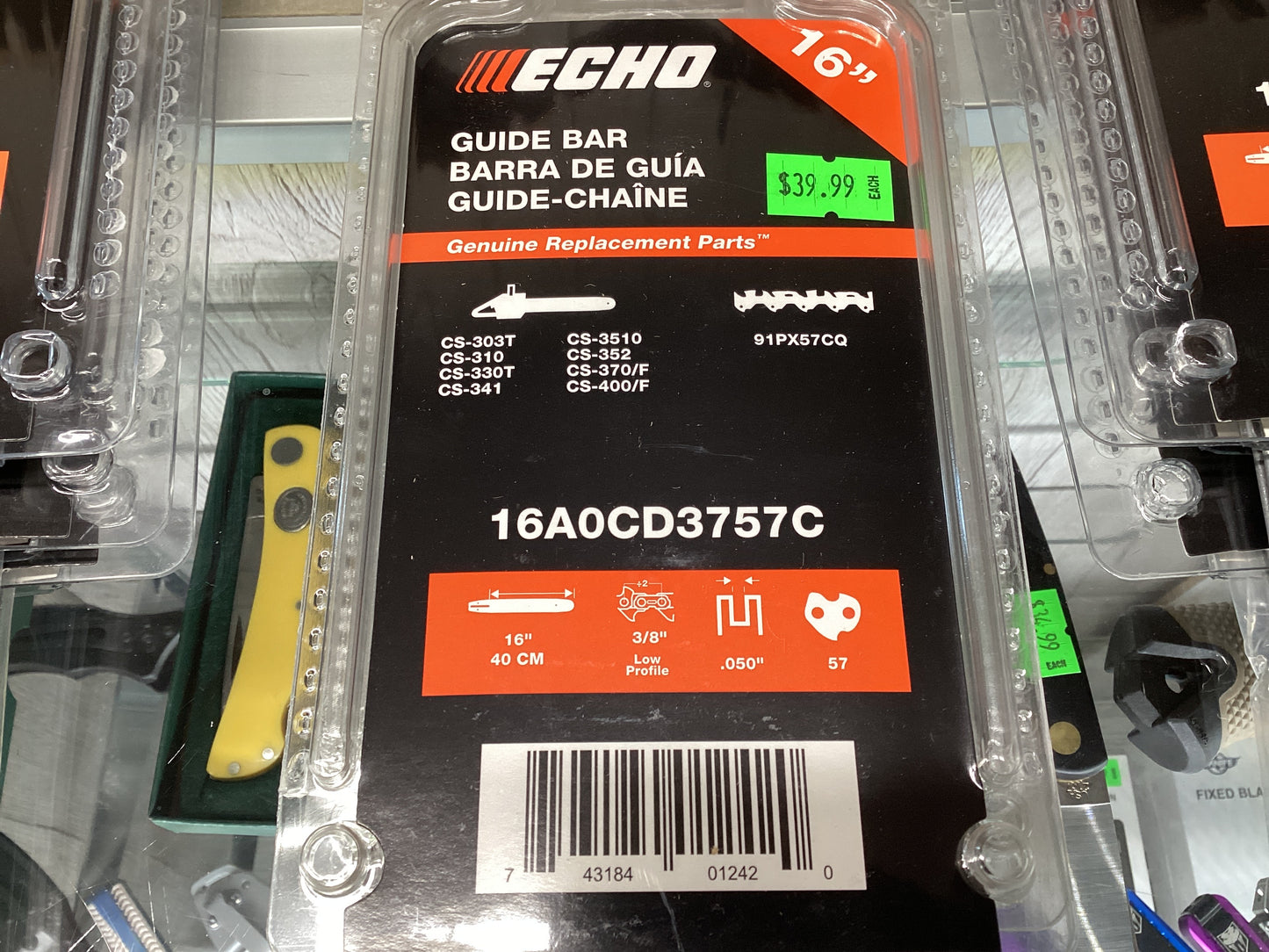 ECHO Guide Bar 16”