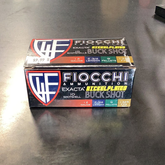 Fiocchi Buck Shot 12ga 10 Shot
