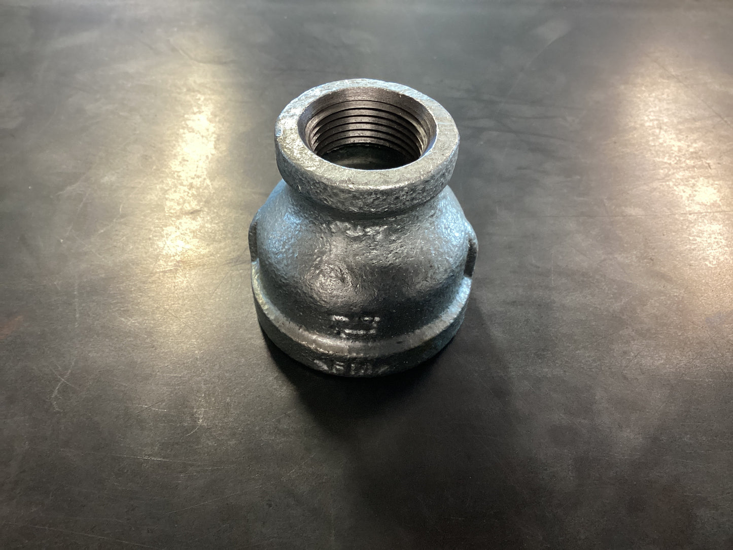 1-1/4” x 3/4” Galvanized Coupling