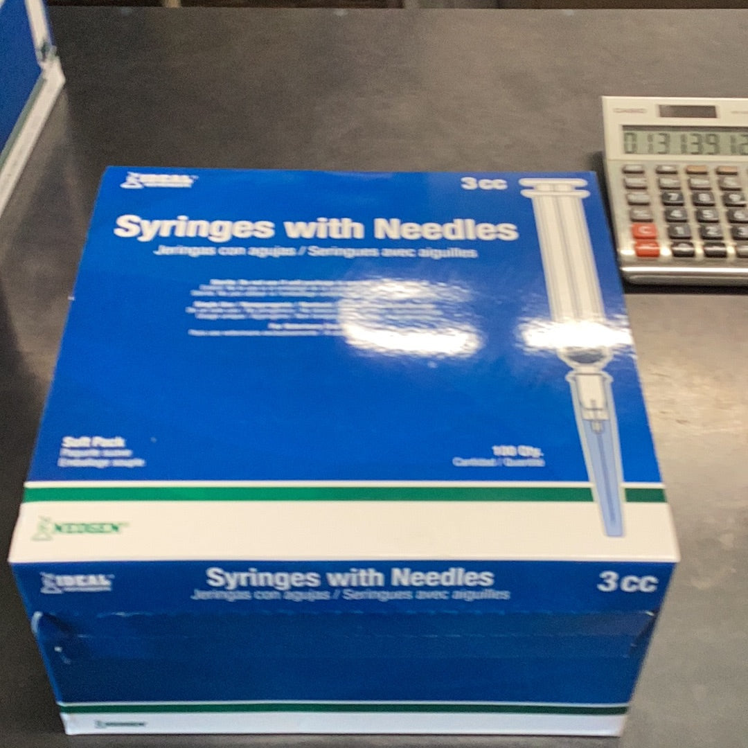Syringes with Needles 3CC