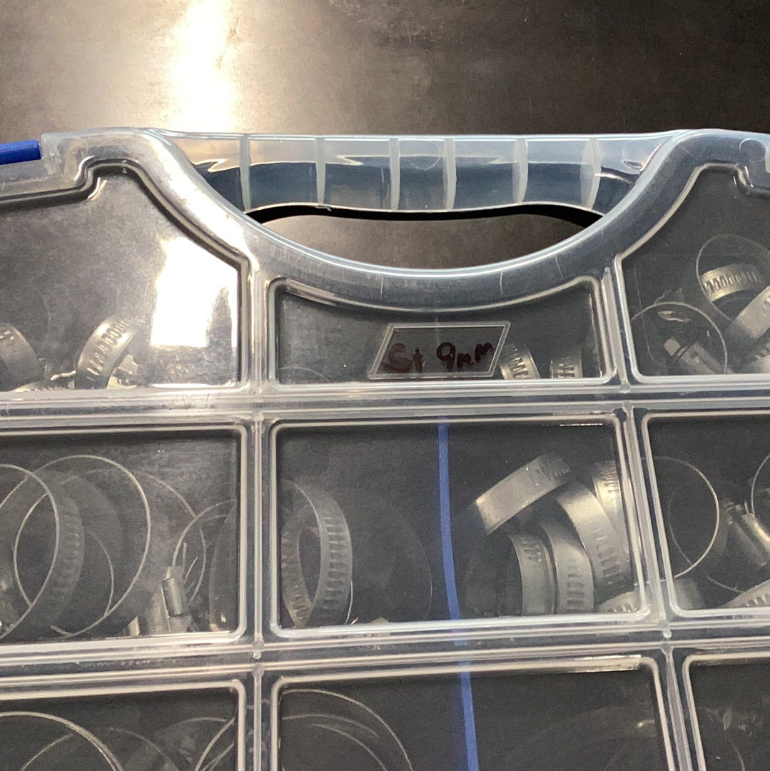 9mm Worm Gear Hose Clamp Box
