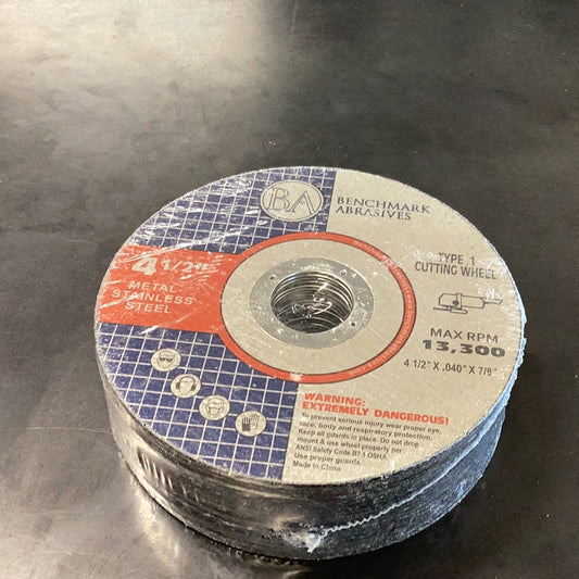 4 1/2 pack of cutting wheels
