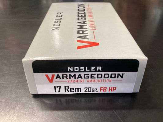 Nosler 17Rem  20gr