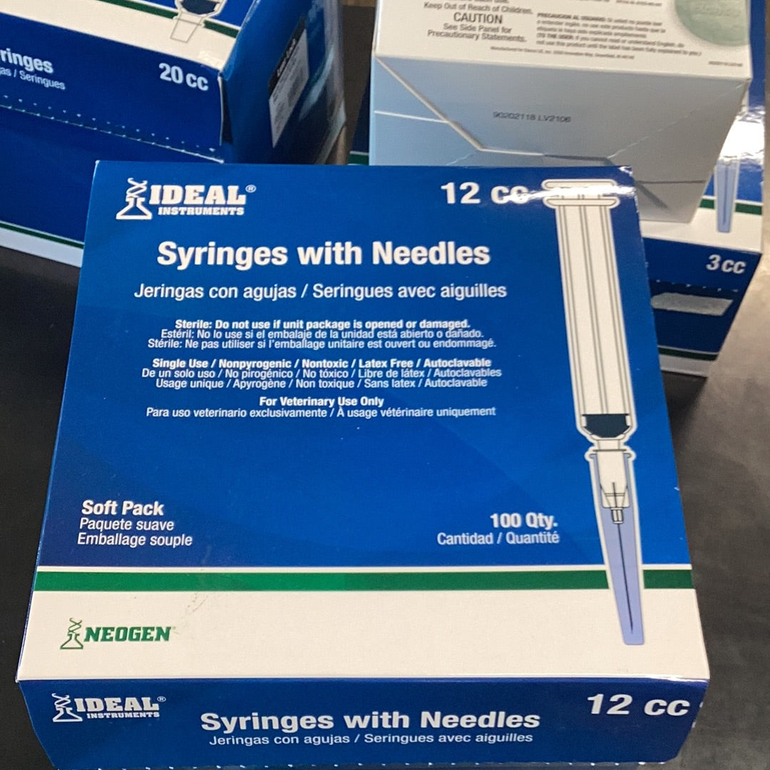 Syringes with Needles 12CC