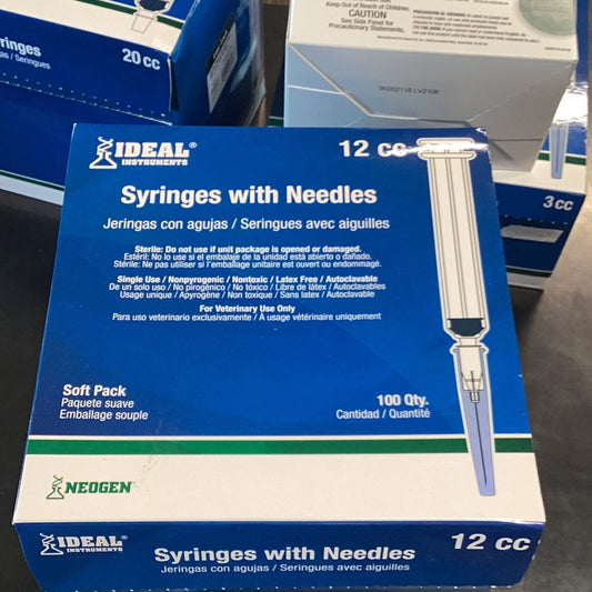 Syringes with Needles 12CC