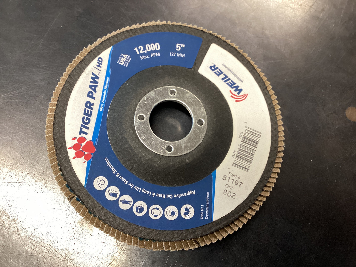 Weiler 5” 12,000 80