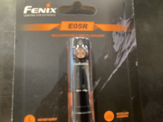 Fenix E05R Blk Keychain