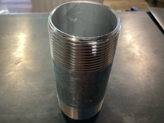 1-1/2”x4 Galvanized Nipple PVC