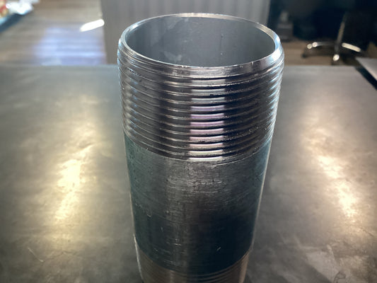 1-1/2x4 Galvanized Nipple PVC
