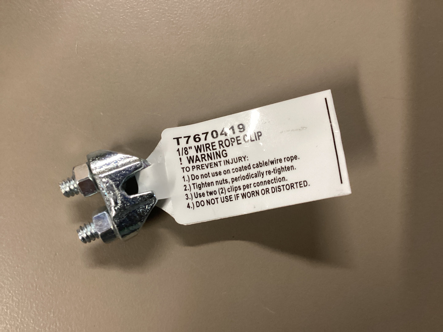 1/8” Wire Clip