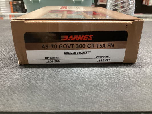 BARNES 45-70 GOVT 300 GR TSX FN