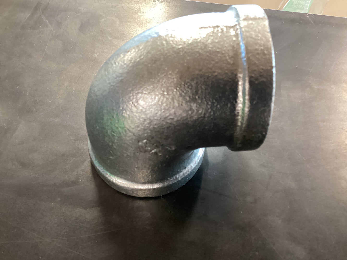 1-1/4” Galvanized 90 PVC